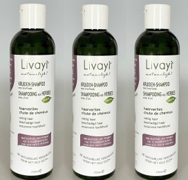 Livayi3x250mlVOORDEELPAKKETKnoflookShampooClassicAntihaaruitval