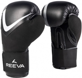 ReevaBokshandschoenen-Leer-Zilver-10oz