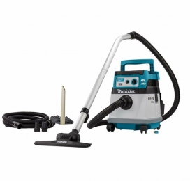 MakitaDVC157LZX336V2x18VLi-ionAccuBouwstofzuigerBody-15L-Droogzuigen