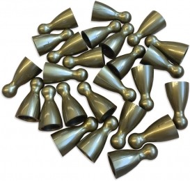 PlasticSpelPionnen12x24mmGoud100stuks