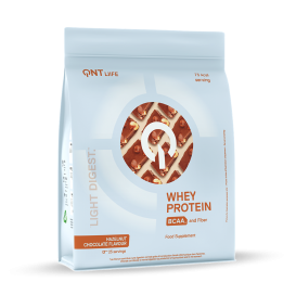 QNTLightDigestWheyProtein-EiwitPoeder-500gram-HazelnutChocolate