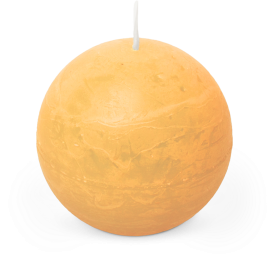 RustiekKaarsBol80mm-zandkleur-Spaas