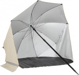 VirtuFitStrandparasol-Windscherm-Strandtent-160cm-Beige