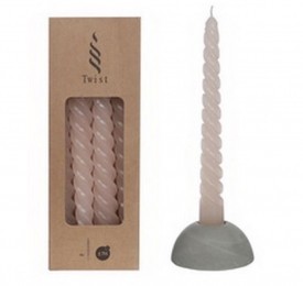 TwistedCandlesSet4stWhitePink-Buitengewoondeboet