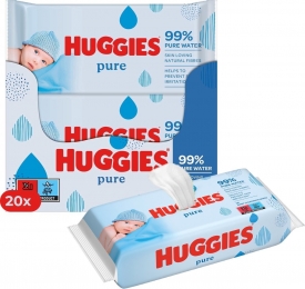 Huggies-Pure-Billendoekjes-1120babydoekjes-20x56