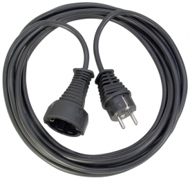 Brennenstuhl1165440KwaliteitsKunststofVerlengsnoerZwart-H05VV-F3G15-5m