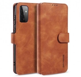 caseme-HoesjegeschiktvoorSamsungGalaxyA72-metmagnetischesluiting-mingserie-lerenbookcase-lichtbruin