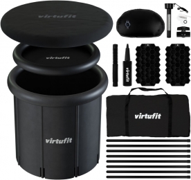 VirtuFitIJsbadXXL-375Liter-Antraciet-Inclusiefaccessoires