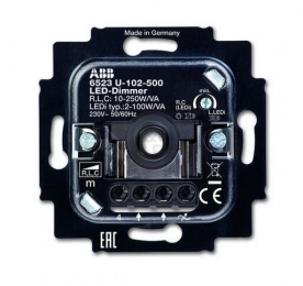 ABBBusch-Jaeger6523U-102-500LEDDimmer230Vfaseaansnijding2W-100W