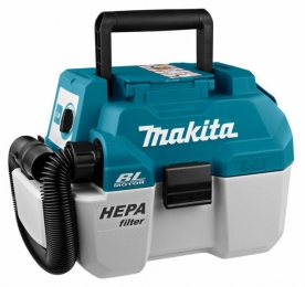 MakitaDVC750LZX118VLi-IonAccuAlles-bouwstofzuigerBody-75L-Koolborstelloos