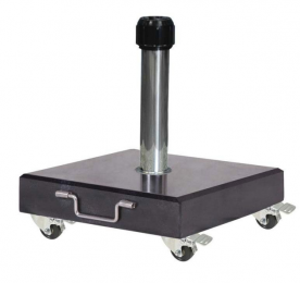 UniverselestokparasolvoetPlatinum40kgRomeLucametvierwielengeschiktvoorallestokparasols-Warentuinoverzee