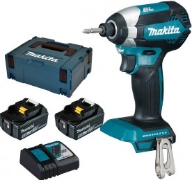 MakitaDTD153RTJ18VLi-IonAccuSlagschroevendraaierSet2x50AhAccuInMbox-Koolborstelloos