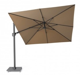 ZweefparasolChallengerZijwaartsKantelbaarT23x3metertaupezonwering-Platinum