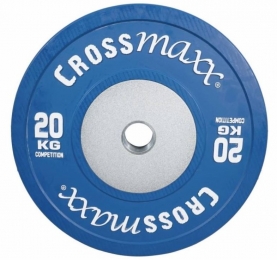LifemaxxCrossmaxxCompetitionBumperPlate-Halterschijf-50mm-20kg