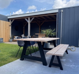 DouglashoutentuintafelGarymetstalenApotenOUTLET