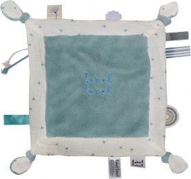 LabelLabelPaardenbloemBlauwKnuffeldoekjeLLPL-02713