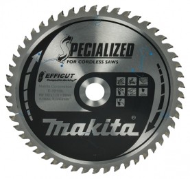 MakitaE-12186EfficutCirkelzaagbladWPC-190x20x185mm50T