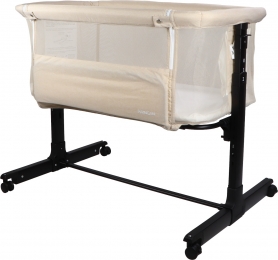 MamaLoesNoBeigeCo-SleeperWiegaanBed