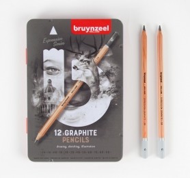 BruynzeelCreatives-grafietpotloden-12stuks