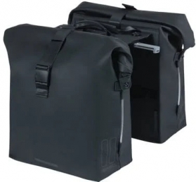 DubbelefietstasBasilSoHoNordlichtMIK-41liter-pastelzwart