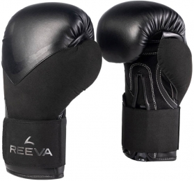 ReevaBokshandschoenen-Leer-Zwart-10oz
