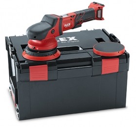 FlexXFE15150180-EC18VLi-IonAccuExcentrischePolijstmachineBodyInL-Boxx-M14X53X120mm-1010W