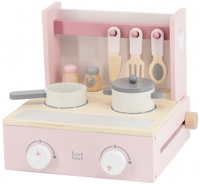 LabelLabelRozeHoutenKookstel