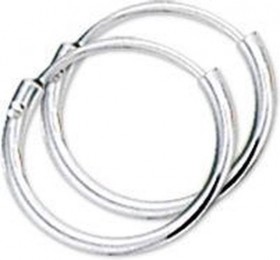 TheJewelryCollection-OorringenRondeBuis-Zilver