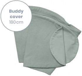 DoomooBuddyCorduroyGreenVoedingskussenhoesBCB94