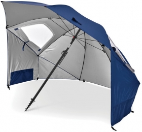 Sport-BrellaPremiereStrandtent-Windscherm-Parasol-Blauw