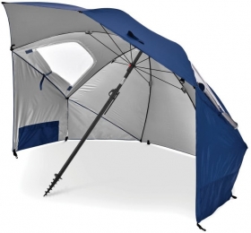 Sport-BrellaPremiereStrandtent-Windscherm-Parasol-Blauw