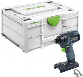 FestoolTID18-Basic18VLi-IonAccuSlagschroevendraaierBodyInSystainer-180Nm-8x220mm-Koolborstelloos