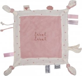 LabelLabelHartjesRozeKnuffeldoekjeLLPL-02690