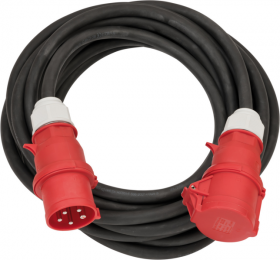 Brennenstuhl1167320100CEEVerlengsnoerIP44-10m-5-polig-H07RN-F5G60-Zwart
