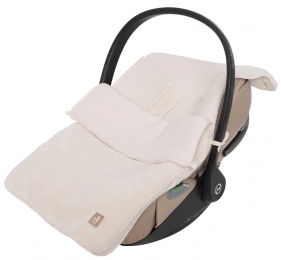 JolleinCloudyRibOatmeal35punts0-9MaandenAutostoelVoetenzak