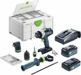 FestoolTDC1845040I-Set18VLi-IonAccuSchroefboormachineSet1x40Ah1x50AhInclBoorkoppenInSystainer-75Nm