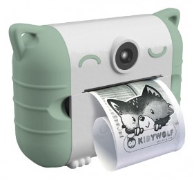 KidywolfKidyprintGreenKinderCameraKIDYPRINT-GR