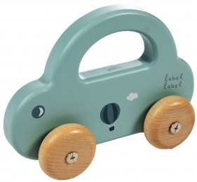 LabelLabelGroenHoutenSpeelgoedAutoLLWT-25033