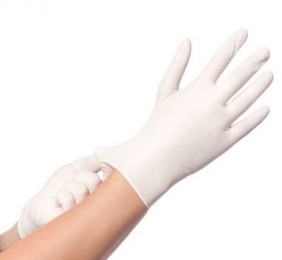 HaibuVinyl-HandschoenenpoedervrijMaatXLWit100st