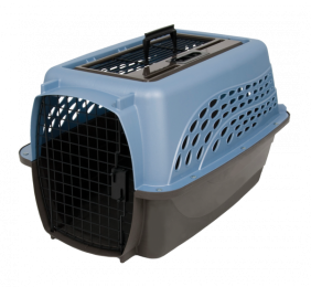 Petmate2DoorTopLoadKennelSBlue