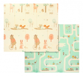 BabyOno180x200cmEducatieveOmkeerbareSpeelmat