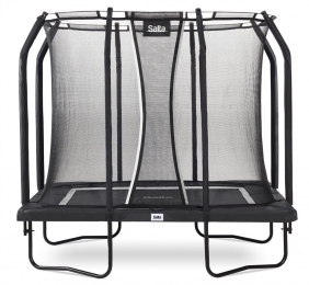 SaltaPremiumEditionTrampolinemetVeiligheidsnet-Zwart-214x153cm