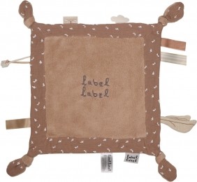LabelLabelLibelleBruinKnuffeldoekjeLLPL-02706