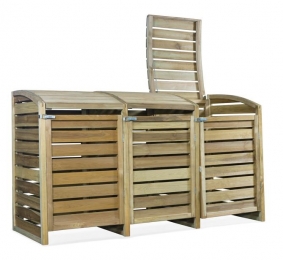 Klikoombouwklikobergingklikokastcontainerberging3containertriple225x90x120cm