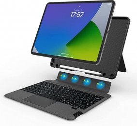 iPadAir13Inch20252024ToetsenbordSmartFolioZwart