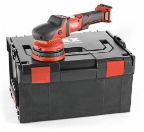 FlexXCE8125180-EC18VLi-IonAccuExcentrischePolijstmachineBodyInL-Boxx-150mm