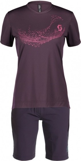 SCOTTTrailFlowDamessetfietsshirtfietsbroekFietskleding