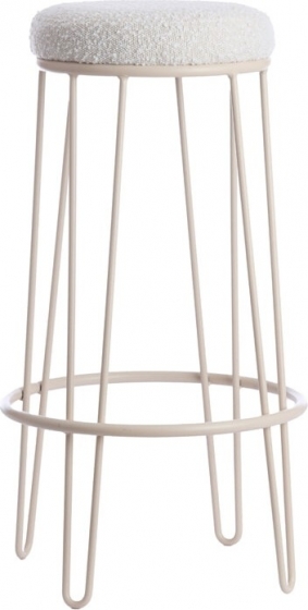 LightLivingBarkrukAliceBoucl-Crmezithoogte73cm