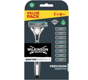 WilkinsonWilkinsonSwordScheermesjesQuattroTitaniumSensitive-8Mesjes