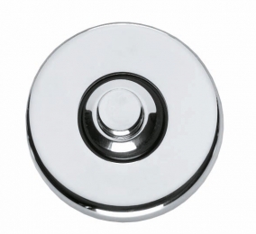 IntersteelDeurbelrondverdekt49x7mm-chroom